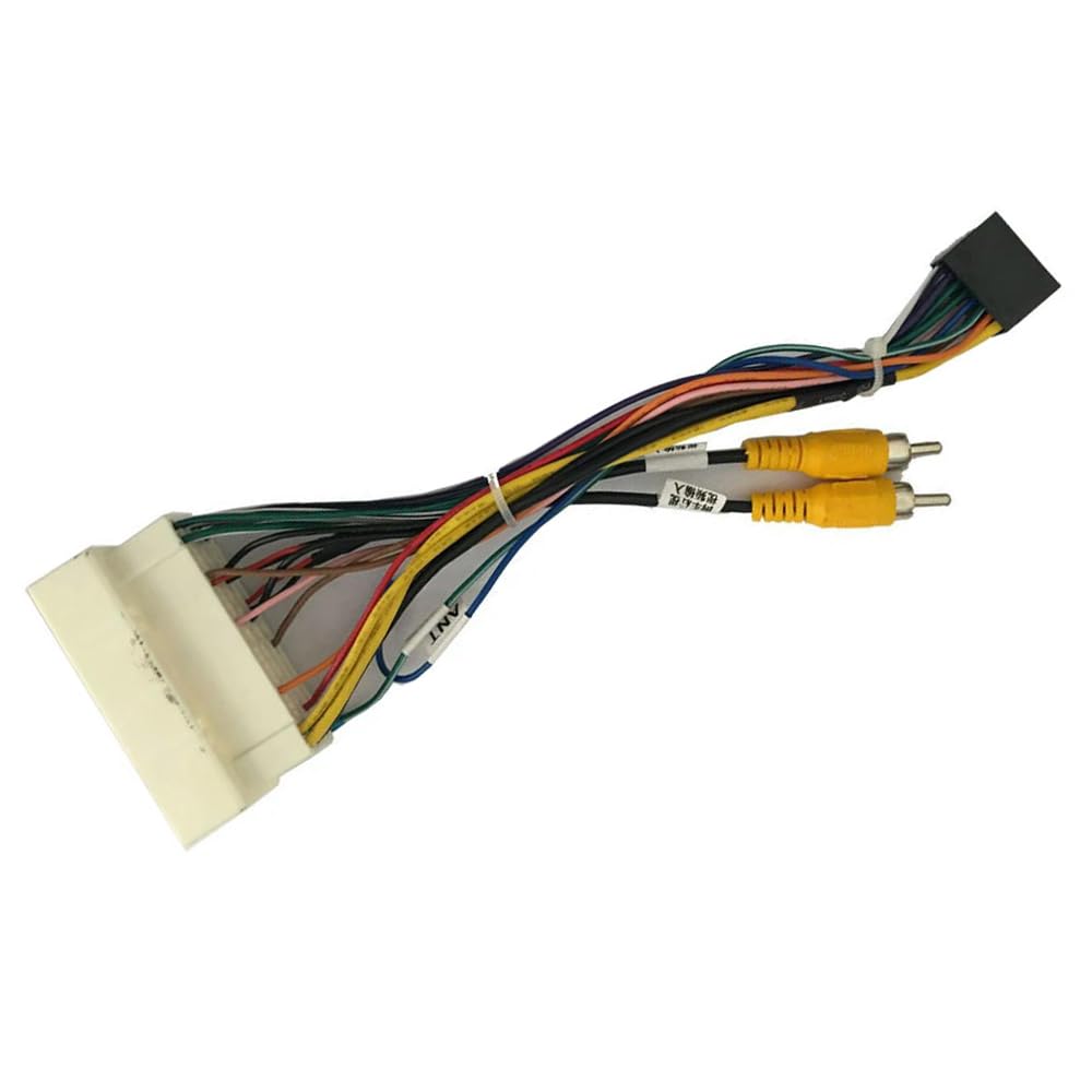 Oulesh Arnés Cableado para Hyundai Verna Tucson, para Kia K2/2017, arnés de cableado Adaptador de Radio de Coche 2 DIN