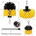4pcs Drill Brush Attachment Kit, 2025 New Grout Drill Brush Set, All Purpose Power Scrubber Cleaning Kit for Bathtubs, Tile Grout Lines, Bathroom, Showers, Tile, Tile Seams