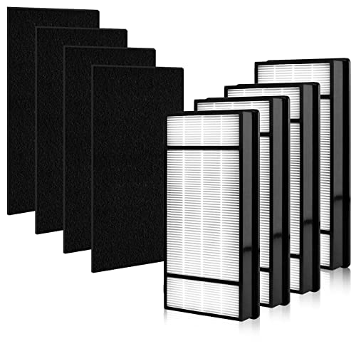 4+4 Pack HEPA & Carbon Filters