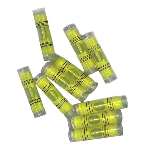 Niveaux à bulle tubulaires fioles pour corriger l'inclinaison des meubles 40 mm 100pcs