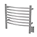 Jeeves Wall Mount Electric H Curved Towel Warmer Finish: Polished