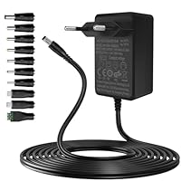 Gonew21 9V Netzteil 2A - AC Adapter 200-240V 50-60HZ, Netzteil 9V 2A 18W, 10 Steckernetzteil, 2 Meter langes Kabel, Adapter Universal, AC/DC Adapter, LED Streifen, Router