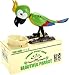 PowerTRC Cute and Adorable Parrot Coin Bank Saves Coin Consumes Money Saving Box Green