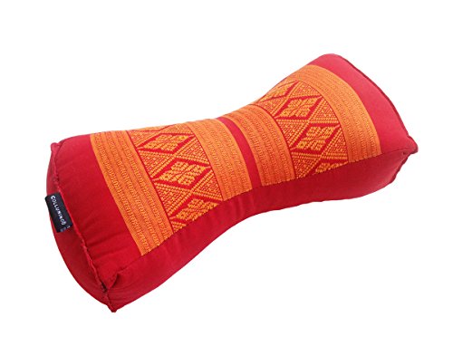 Tradicional chino de ceiba cuello apoyo almohada para yoga masaje o Relajación