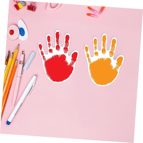 Découpes forme de main en papier pour tableau de classe, lot de 100 pièces multicolores