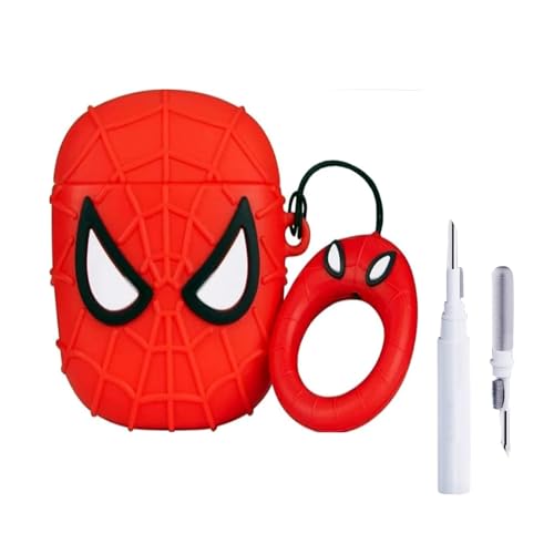 Image of YODI Case Cover for Airpods Pro|Pro 2|Airpods Pro 3|Airpods 4 Pouch, Silicone Cases with Cleaner Kit 360 Drop Protection,Shock-Resistant ((Spider-Man), Airpods 4)
