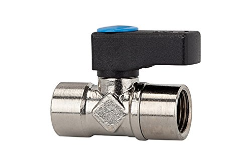 Mini válvula de bola con mango giratorio fluido para un control de fluidos sin esfuerzo G 1/2