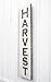 Vertical HARVEST Sign | Carved in a 40