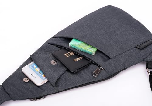 Sling Bag Anti-Thief Crossbody Bag for Men Women Lightweight Personal Pocket Chest Bag for Travel Hiking Camping3