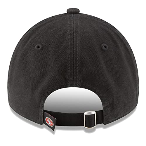 New Era NFL Core Classic 9TWENTY Team Color Adjustable Hat Cap One Size Fits All (US, Alpha, One Size, San Francisco 49ers Black, San Francisco 49ers) - Image 4