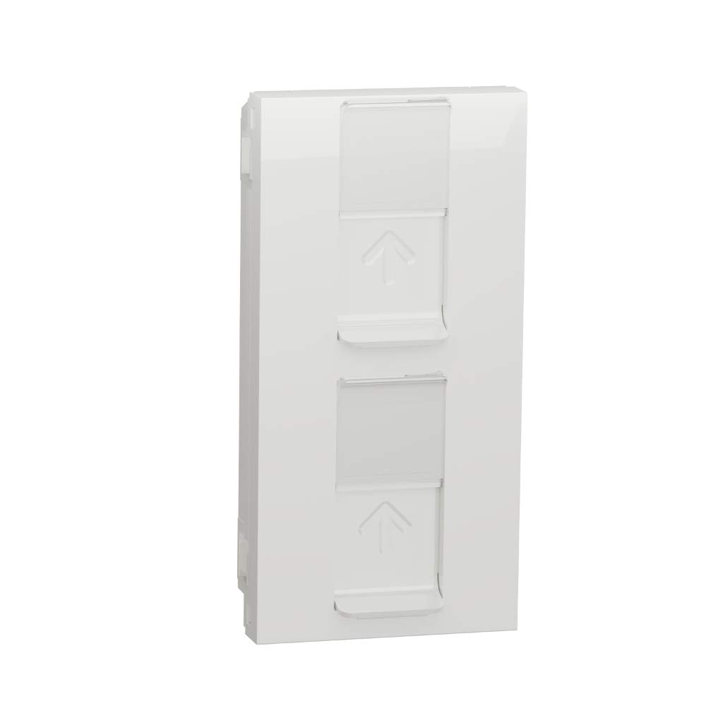 Tapa Doble RJ45 Keystone Polar