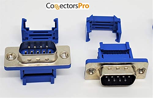Pc Accessories - Connectors Pro 20-Pack 2.54Mm Idc Crimp Connector Db9 Male For 1.27Mm Flat Ribbon Cable, D-Sub 9 Pins Male 20-Pack #TOP5