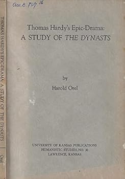Paperback Thomas Hardy's epic-drama;: A study of The dynasts Book