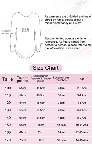 DAXIANG Ragazze Ginnastica Leotards Balletto