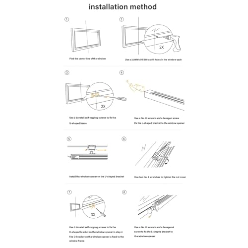 Actuador eléctrico de abridor de ventanas automático motorizado de cadena para tragaluz de hogar 7