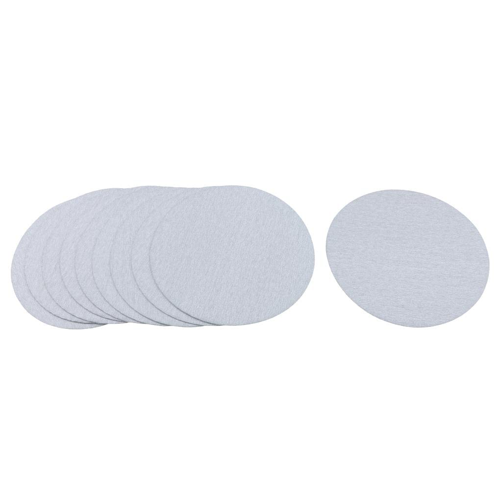 LOOM TREE® 5inch Sand Disk Polish Grind Pad White Sandpaper Sheet 80-800Grit 400Grit | 10Pcs Sanding Disks Pad