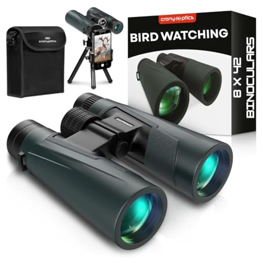 Professional Binoculars for Bird Watching – Premium Bird Watching Binoculars for Adults - Lightweight Binocular kit for Birding - 10x42 Long Range and High Powered Binoculars