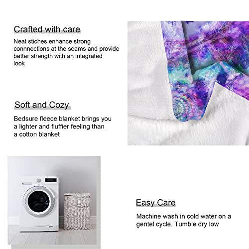 Hommomh 60" X 80" Blanket Throw Comfort Thin Soft Air Conditioning Psychedelic Art Colorful #TOP5