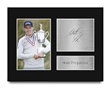 HWC Trading Matt Fitzpatrick Gifts Printed Signed Autograph Picture for Golf Memorabilia Fans - US Letter (ID-008484)