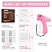 Stitch Gun for Clothes – Stitchy Tag Attacher Kit with 6 Needles & 4000 Fasteners (2000 Black + 2000 White), Clothing Price Tag Gun for Retail, Boutique & DIY (Pink/White)