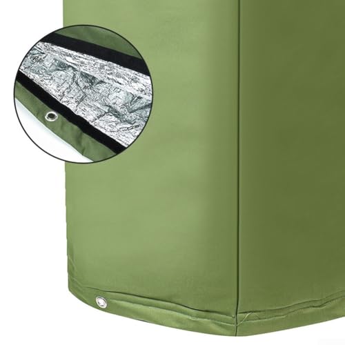Protector de tanque de presión aislado 40x86cm contra clima adverso 7