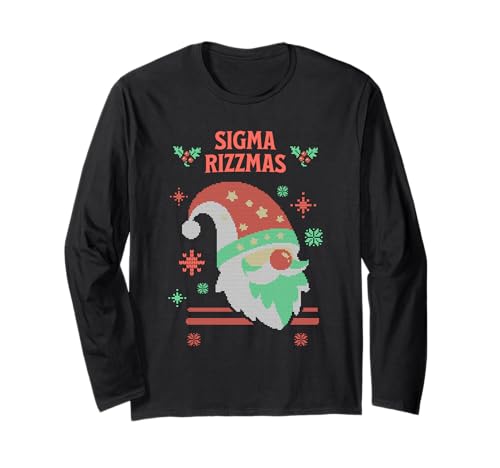 Sigma Rizzmas Santa Sweater Funny Christmas 2025 Holiday ����T�V���c