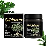 200g Soil Revitalizer Activator for House Plant Soils - Concentrated Soil Improver & Conditioner for Garden,Promotes Root Growth,Relieves Soil Compaction,Plant Fertilizer,Enhances Nutrient Uptake