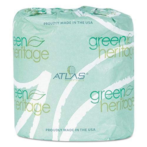 Atlas Paper Mills Green Heritage Toilet Tissue, Individually Wrapped, 2-ply, 400/roll Atlas Paper Mills Green Heritage Toilet Tissue, Individually Wrapped, 2-ply, 400/roll