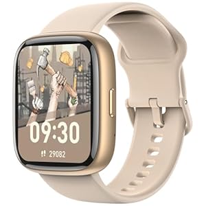 Smart Watch for Men Women, Bluetooth Calling, 1.83″ HD Touch Screen Fitness Tracker, 100+ Sports Modes, DIY Dial, Heart Rate Sleep Monitor, IP68 Waterproof, Compatible with Android & iOS