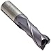 YG-1 EM206 Carbide Square Nose End Mill, Long Reach, TIALN Multilayer Finish, Non-Center Cutting, 30 Deg Helix, 2 Flutes, 5" Overall Length, 0.625" Cutting Diameter, 0.625" Shank Diameter