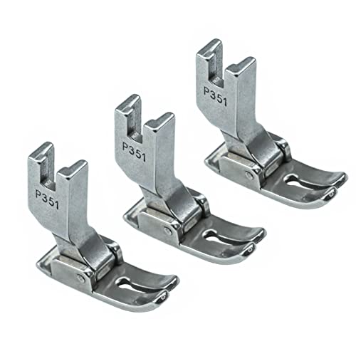 Blooy 3 Piezas P351 Pie Prensatelas Estándar para Máquina de Coser miniatura 1