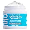 Korean-Skin-Care-Hyaluronic-Acid-Jelly-Mask--Korean-Face-Mask-Skincare-K-Beauty-Face-Masks-Contains-Rice-Bran-Rosehip-Vitamin-B5--Anti-Aging-Spa-Hydro-Gel-Face-Mask-for-Plump-Glowing-Skin-2oz SeoulCeuticals Korean Skin Care Hyaluronic Acid Jelly Face Mask â Rice Bran + Vit B5 + Rosehip Anti Aging K Beauty Skincare for Plump Glowing Skin 2oz