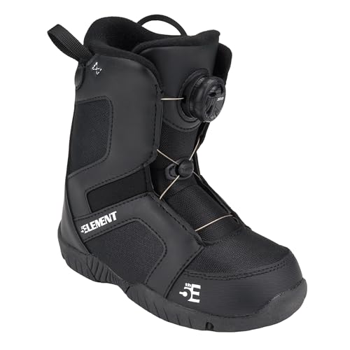 5th Element ST Mini ATOP Kid's Snowboard Boots (Black, 4)