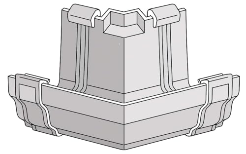 Marley Classic External Angle (45 deg) RCA511B Black for Ogee Style 116 x 75 mm guttering System