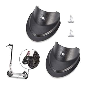 Tinke Scooter Fender Garde-Boue Avant et arrière Fish Tail Boue Prévention des éclaboussures Support de Garde-Boue Accessoires pour Xiaomi Mijia M365 / M365 Pro Scooter