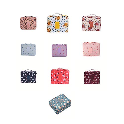 Preisvergleich Produktbild Goldyqin Koreanische Version von Ox Cloth Tragbarer Waschbeutel Tragbarer wasserdichter Kosmetikbeutel Multifunktions-Reisekosmetik