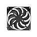 Cooler Master Silent Fan 140 mm – Lüfter und Kühler (PC-Gehäuse, Lüfter, 16 dB, schwarz, 0,08 A, 170 g)