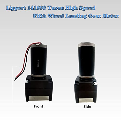 Image of High Speed Fifth Wheel Landing Gear Motor for Lippert Tuson 141893,6000 Pounds Lift Capacity 5th Wheel RV Landing Gear Motor Replace 141893,LC141893