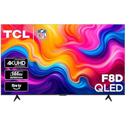 TCL 85-Inch F8D Series 4K QLED Smart TV (85F8D, 2026 Model) with Dolby Vision HDR and Dolby Atmos, Game Accelerator 288 and VRR for Sports and Gaming | Fire TV, Alexa+, 120Hz Refresh, LED Backlighting