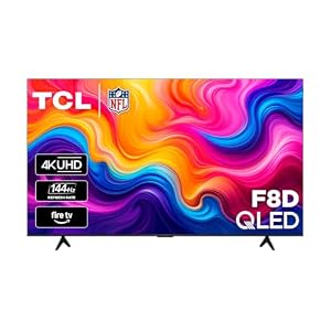 TCL 85-Inch F8D Series 4K QLED Smart TV (85F8D, 2026 Model) with Dolby Vision HDR and Dolby Atmos, Game Accelerator 288 and VRR for Sports and Gaming | Fire TV, Alexa+, 120Hz Refresh, LED Backlighting