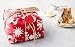 Rustichella d'Abruzzo Amarena Cherry Panettone Italian Holiday Cake Sweet Bread Hand Wrapped in Red Signature Parchment Tied with Raffia Ribbon Made with Natural Ingredients Imported from Italy 750 gram