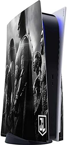 Skinit Decal Gaming Skin Compatible with PS5 Console - Officially Licensed Justice League Heroes Stance 2 Design