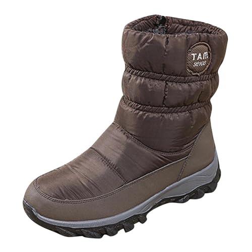Chaussures d'hiver chaudes pour femme à bout rond anti-pression en 36.5