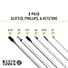 Klein Tools 85148 Screwdriver Set with Magnetizer / Demagnetizer for Magnetic Tips, Flathead and Phillips, Home Improvement, 9-Piece