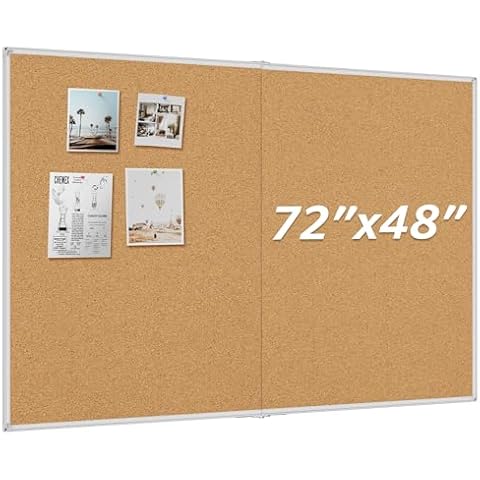 MaxGear 72" x 48" Cork Bulletin Board Cover