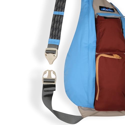 Image of KAVU Slingback Pack with Adjustable Rope Shoulder Strap, Sea Ridge