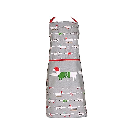 Image of Scion by Dexam Mr Fox Christmas Adult Apron - Grey