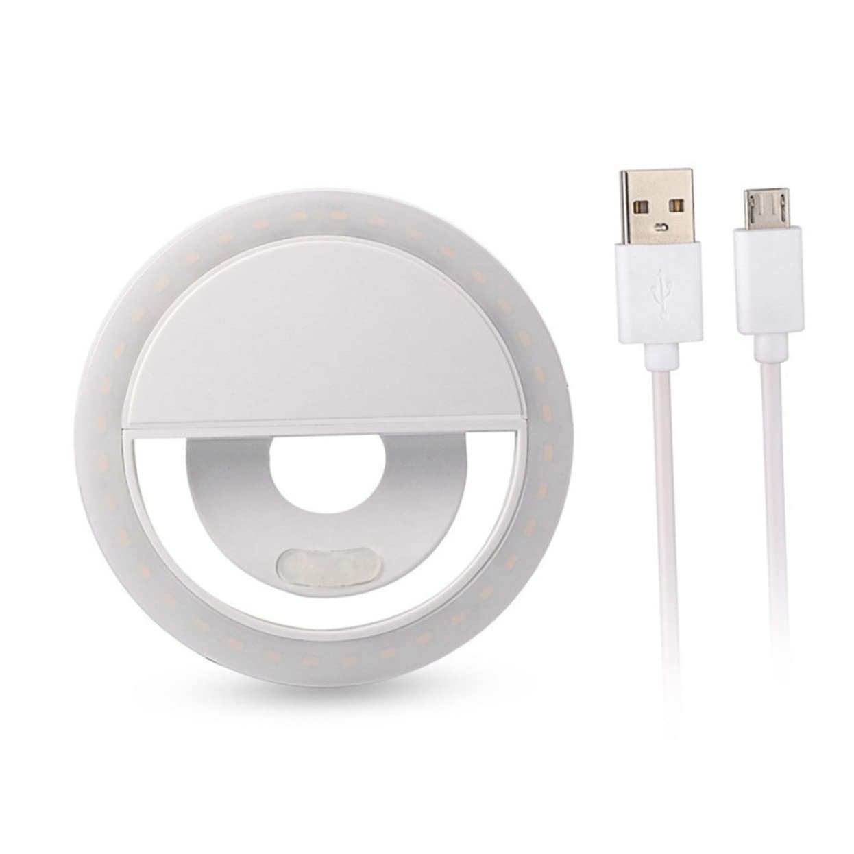 DOITOOL Photography Led Light USB Fill Light for Phone Selfie Lamp Clip Dimmable 4 Levels Perfect for Youtubers