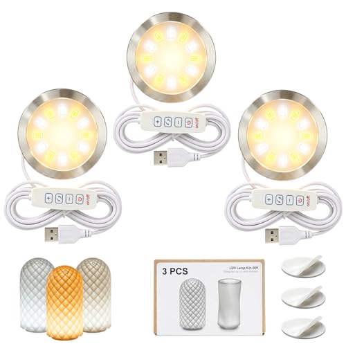 BambooSegD 3PCS LED Lamp Kit 001 for Bambu Lab MH001, 3D Printer Light Kit, MakerWorld DIY Hardware...
