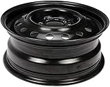 Dorman 939-179 15 x 6 In. Steel Wheel Compatible with Select Models, Black